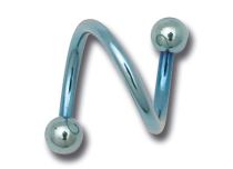 Geanodiseerde Spiraalring Gekleurde Ballen 3 mm | Itc