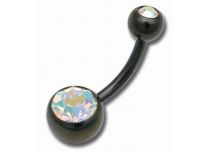 Bananenstaal Zwart Dubbel Kristal Gekleurde Ballen 5 / 8 mm | Itc