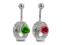 Bananenstaal Fantasiekraan Calavera & Bloem | Itc
