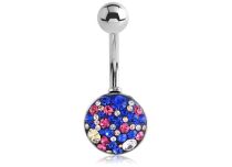 Banaan Strass Veelkleurig | Itc