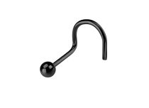 Zwarte stalen neuskogel 2,3 mm | Itc