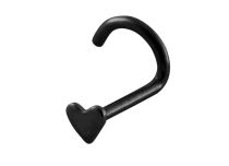 Stalen knop Zwart Hart | Itc