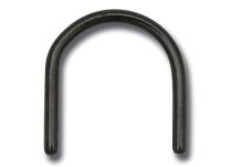 Piercing septum onzichtbaar staal zwart |Itc