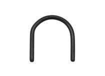 Piercing septum onzichtbaar staal zwart |Itc