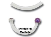 Gebogen BioFlex slang voor accessoire of Push Clip | Itc