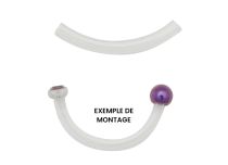 Gebogen BioFlex slang voor accessoire of Push Clip | Itc
