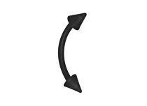 Banaan UV Gekleurde Flexibele Spikes 3 mm | Itc
