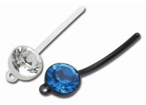 Banaan BioFlex 1,6 x 18 mm met bal en gekleurde ring 8,5 mm | Itc