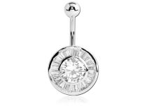 Rhodium bandana met strass | Itc