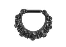 Ring Septum Staal Zwart Scharnier Kranen | Itc