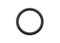 Zwart stalen ring met segment | Itc