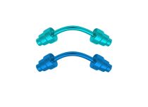 Banaan Titanium Dumbbells Gekleurd 4 mm | Itc