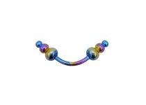 Banaan Titanium bal piramide 4 x 7 mm | Itc