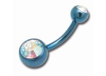 Banaan Titanium Dubbel Kristal Facet Gekleurd | Itc