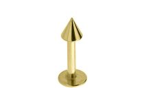Labret staal goud fijne punt 3 mm | Itc