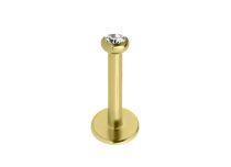 Labret Interne Stalen Gouden Fijne Bal 2 mm | Itc