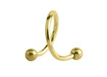 Spiraalstaal Verguld Goud Kogel 3 mm | Itc