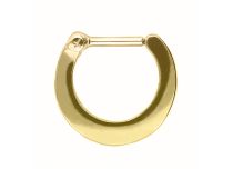 Verguld stalen septumring met scharnier | Itc