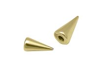Verguld stalen penpunt met schroefbasis 3 mm | Itc