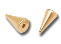 Verguld stalen penpunt met schroefbasis 3 mm | Itc