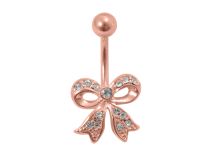 Banaan Navel Staal Goud Roze Flot patroon | Itc
