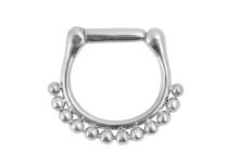 Ring Septum Stalen Scharnier Bal Ketting Patroon |Itc