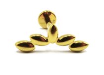 Labret Titanium PVD Goud Inwendig Steriel Amandelpatroon | Itc