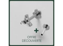 Labret Titane Interne Stérile motief Griffé Trinité | Itc