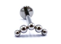 Labret Titane Interne Stérile motief 5 Billes Courbés | Itc