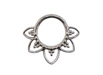Scharnierring 1,2x8 titanium Steriel patroon Sier multi Ball| Itc