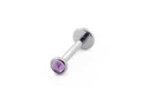 Labret Titanium Intern Steriel 1,2 x 8 mm Cabochon 2 / 3 mm Natuursteen Colo
