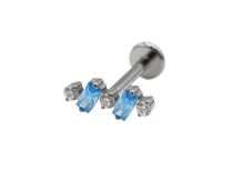 Labret Titane Interne Stérile motief rechthoek / rond | Itc
