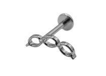 Labret Titane Intern Stérile motif| Itc