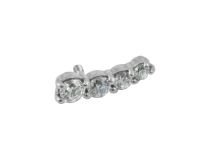 Stalen schijf interne schroef 8 mm voor gekleurde Strass | Itc