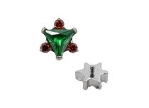 Driehoekig titanium accessoire | Itc