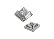 Kroon motief titanium accessoire | Itc