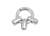 Stalen accessoire rond drievoudig schroefdraad | Itc