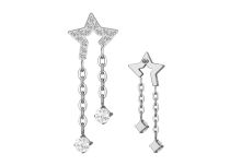 Accessoire interne Titane  0.9 motif etoile strass chaine blanc