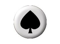 Stalen bal Push Clip motief Pique | Itc