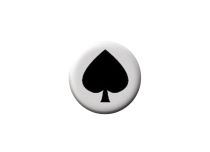 Stalen bal Push Clip motief Pique | Itc