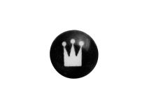 Stalen Bal Duwclip Kroonpatroon 3 Spikes | Itc