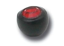 Push Clip BioFlex Zwart Gekleurd Kristal | Itc