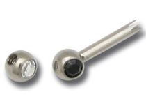 Bal Titanium Gekleurde zijschroef voor Juwelen 1,2 | Itc