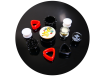 Set van 10 acryl pluggen, tunnels en verlengstukken in verschillende kleuren en maten