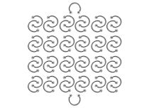 Set hoefijzers Titanium bal 3 mm | Itc