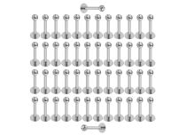 Set van 50 titanium kristallen bolletjes 3 mm | Itc