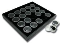 Display 20 ronde blikken 3cm
