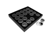 Display 20 ronde blikken 3cm