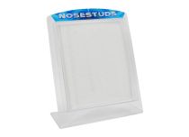 Acryl display 12 x 15,5 CM voor 70 neusknopen