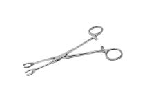 Roestvrijstalen klem, rond, open 7,5 x 12,5 mm, 18 cm lang